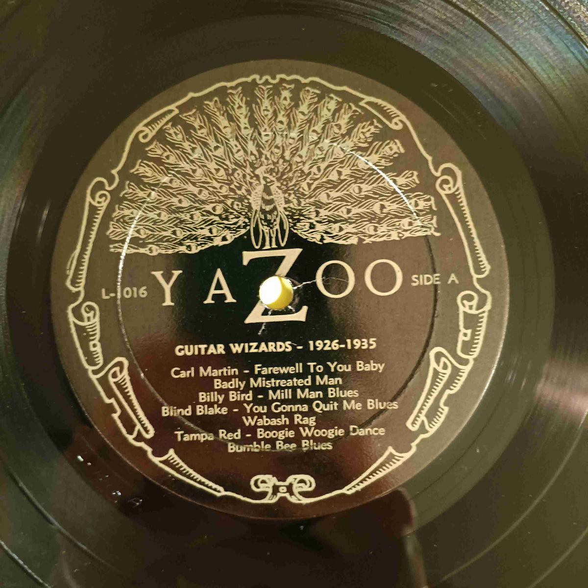 Various - Guitar Wizards 1926-1935 / OG Mono Black Label - 1969 - L-1016 Used - VG++ - Vinyl