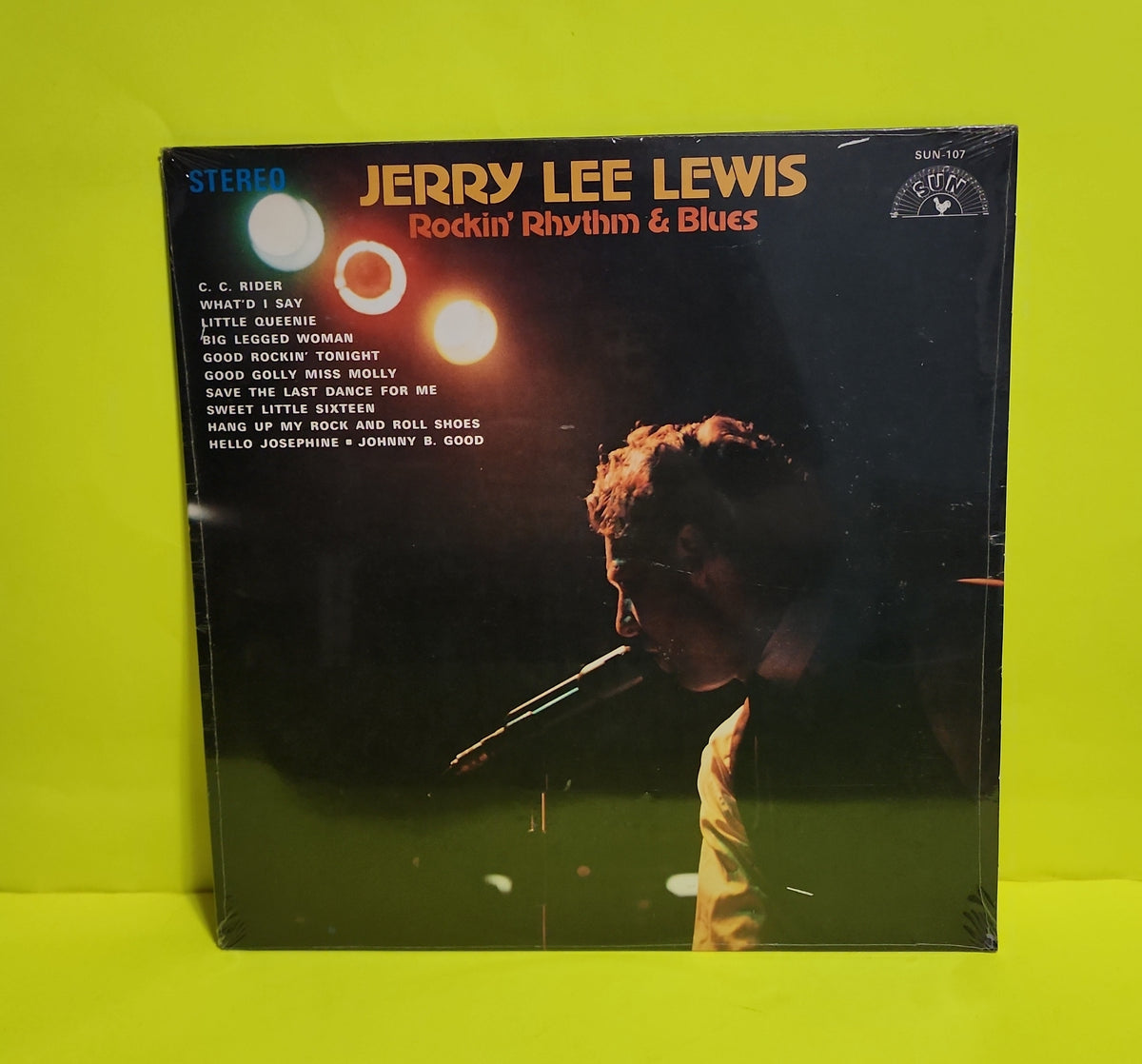 Jerry Lee Lewis  - Rockin' Rhythm & Blues - SUN-107 New - Sealed - Vinyl