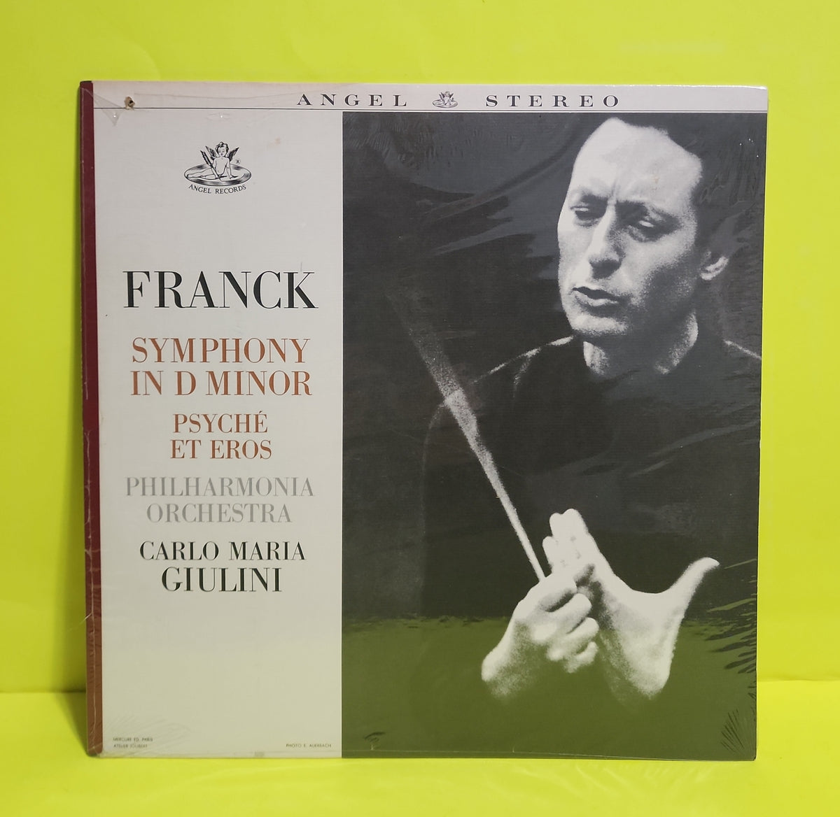 Franck- Carlo Maria Giulini - Symphony In D Minor / Psyche' Et Eros - 1959 - 35641 New - Sealed - Vinyl