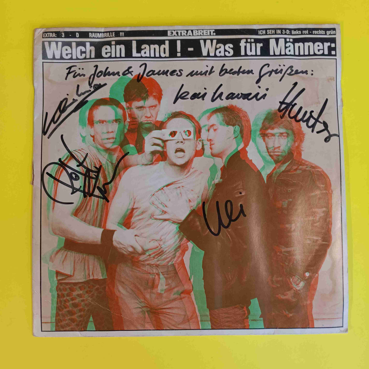 Extrabreit - Welch Ein Land Was Fur Manner AUTOGRAPHED - 1981 - 0060.431 Used - VG+ - Vinyl