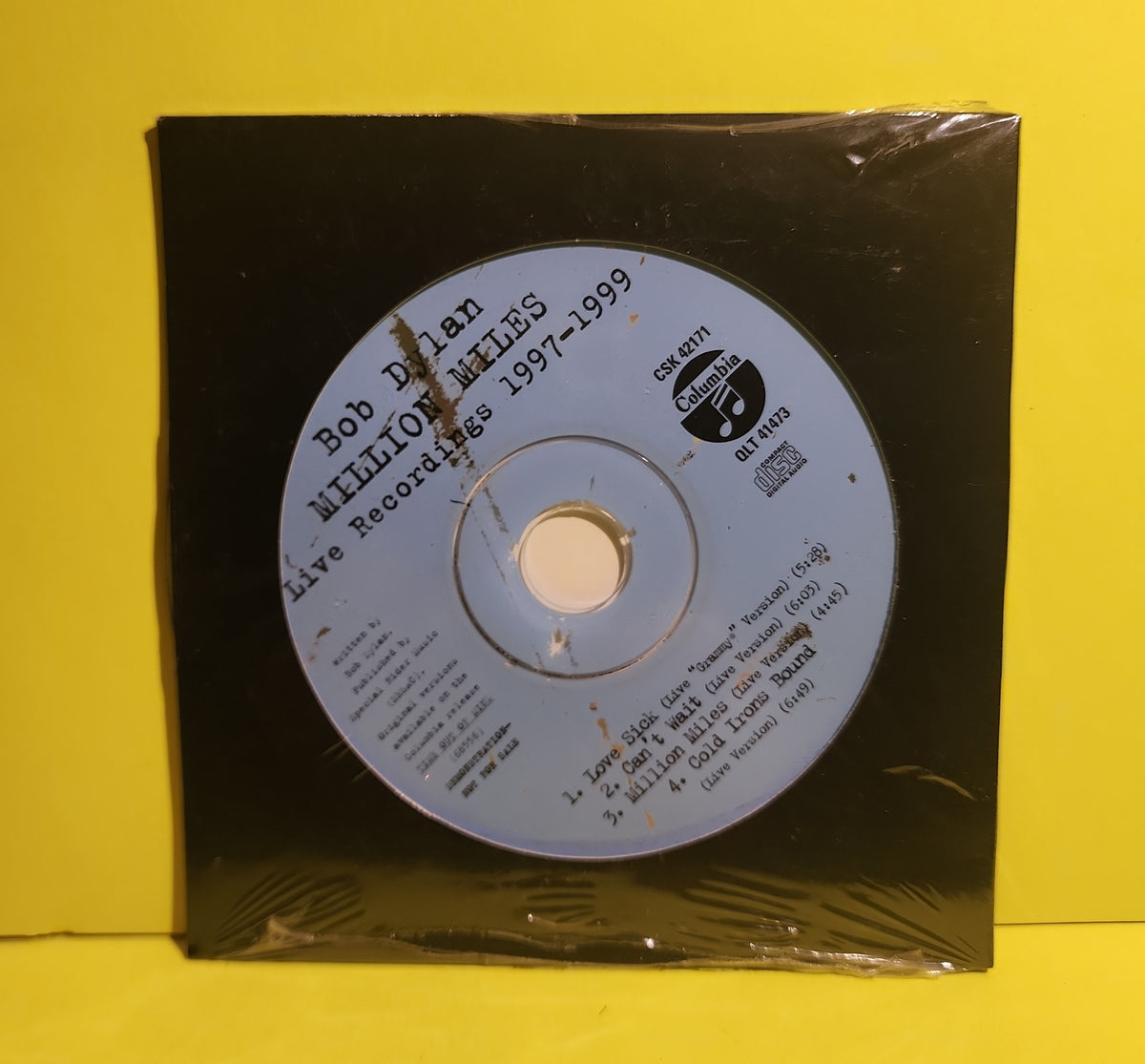 Bob Dylan  - Millions Miles ( Live Recordings 1997-1999 ) - 1999 - QLT 41473 New - CDs
