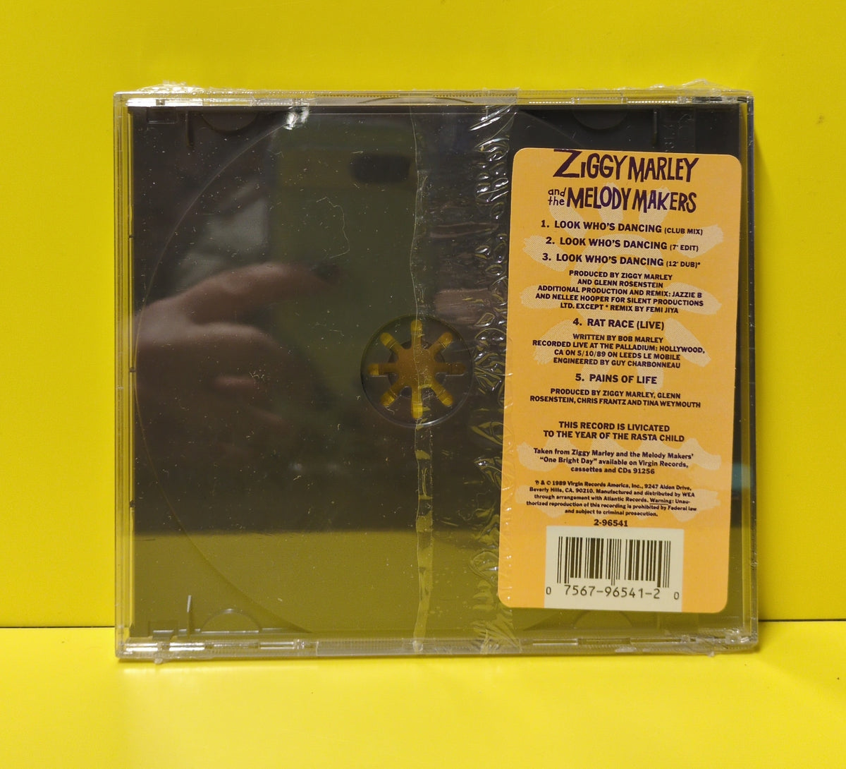 Ziggy Marley And The Melody Makers - Look Who's Dancing - 1989 - 2-96541 New - Sealed - CD Single