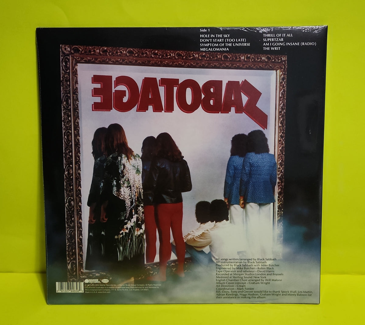 Black Sabbath - Sabotage - 2016 - 2822 New - Sealed - Vinyl