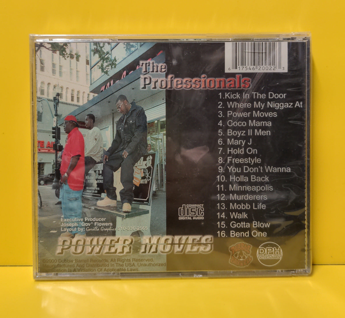 The Professionals - Power Moves - 2000 - DUF2002 New - Sealed - CDs