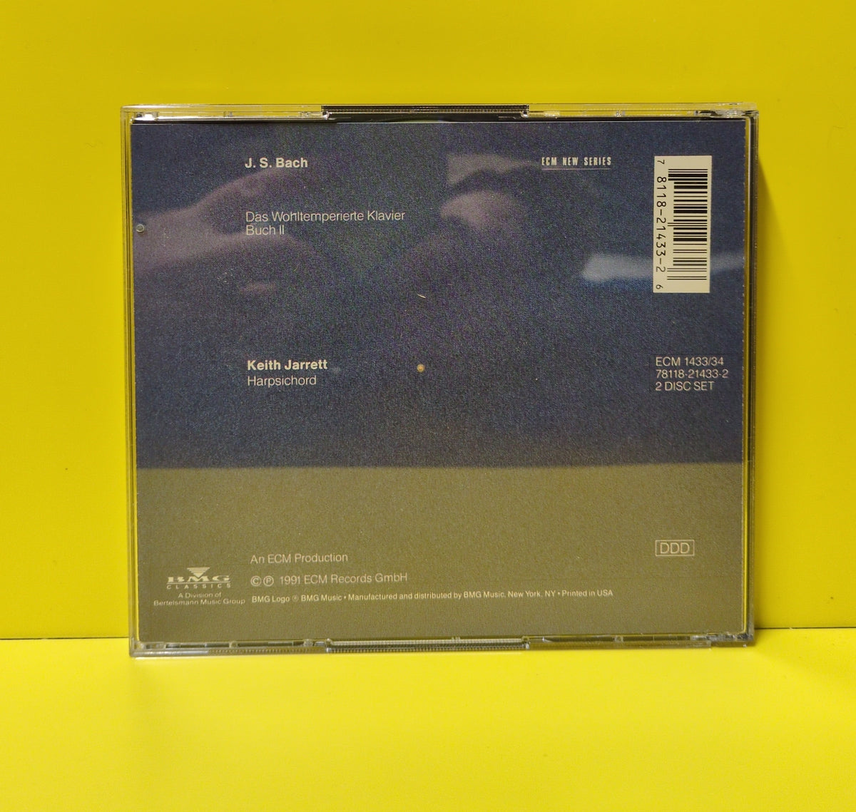 Keith Jarrett / J. S. Bach - Das Wohltemperierte Klavier, Buch II - ECM 1433/34 Used - EX - 2xCD