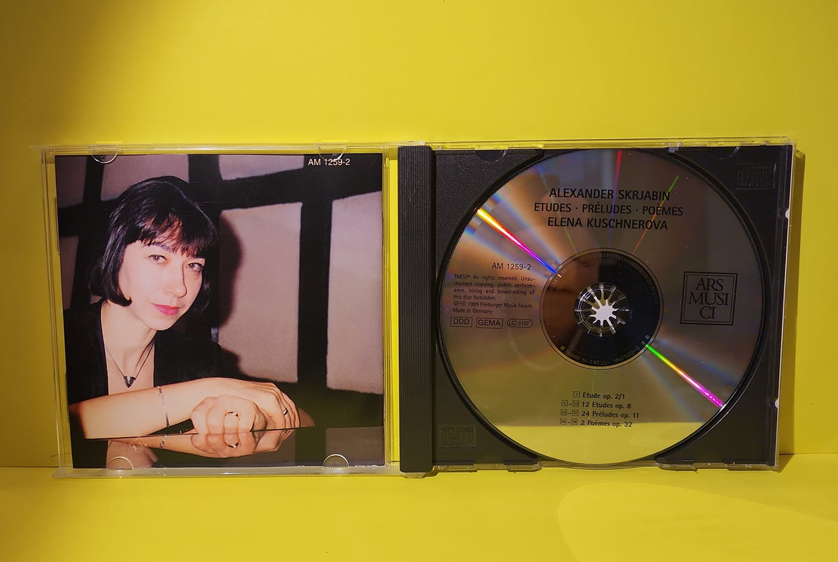 Elena Kuscherova / Skrjabin - Etudes op. 8 Preludes op. 11 Poemes op. 32 - 1999 - AM 1259-2 Used - EX - CDs