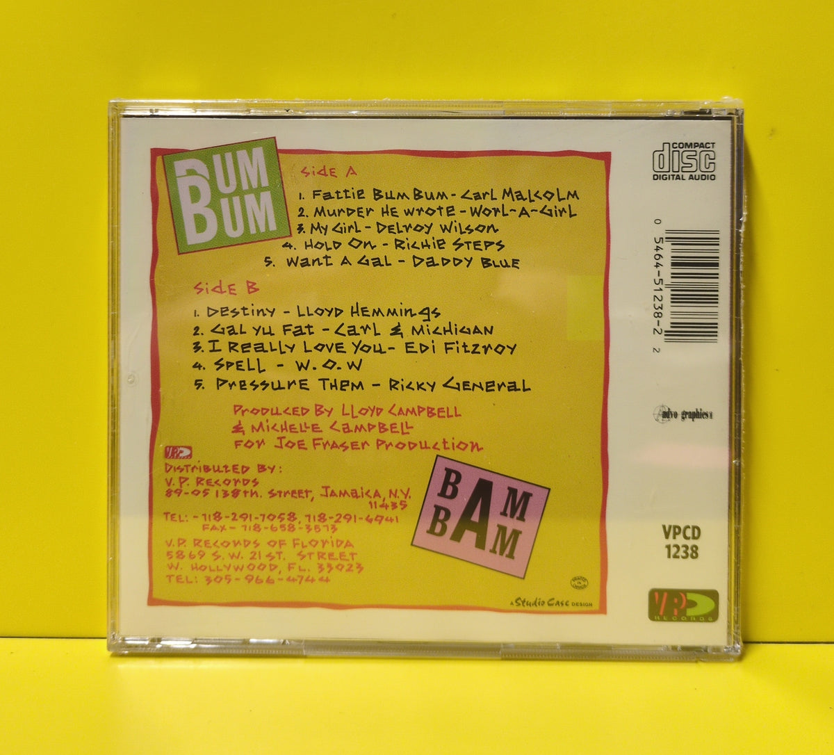 Various - Bum Bum with Bam Bam Rhythm - VPCD 1238 New - Sealed - CDs