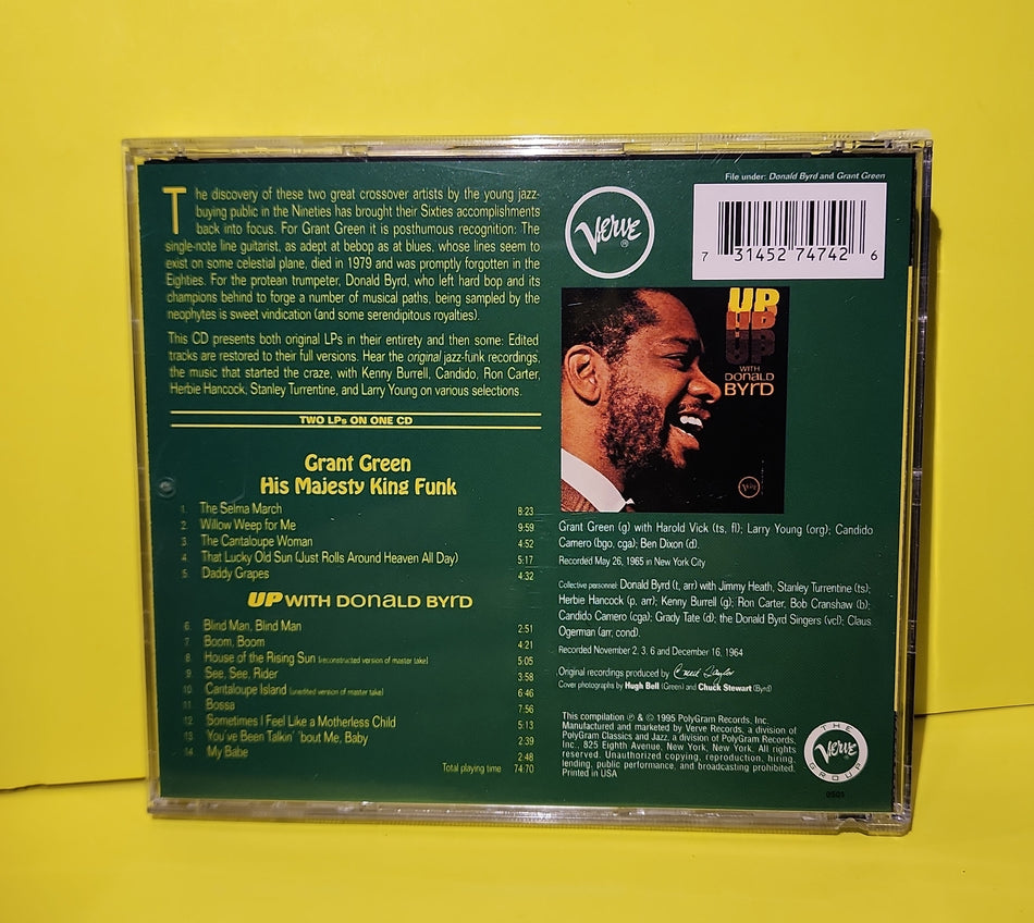 Grant Green / Donald Byrd - His Majesty King Funk / Up With Donald Byrd - 1995 - 314 527 474-2 Used - EX - CDs