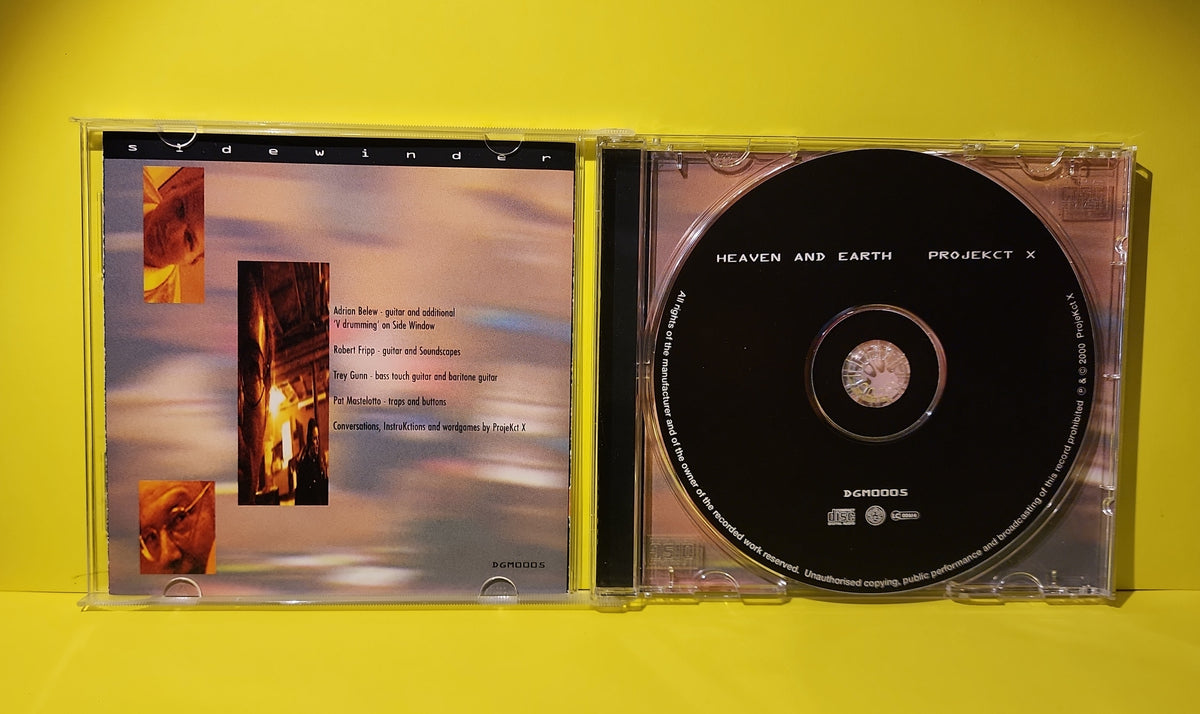 ProjeKct X - Heaven And Earth - 2000 - DGM0005 Used - EX - CDs