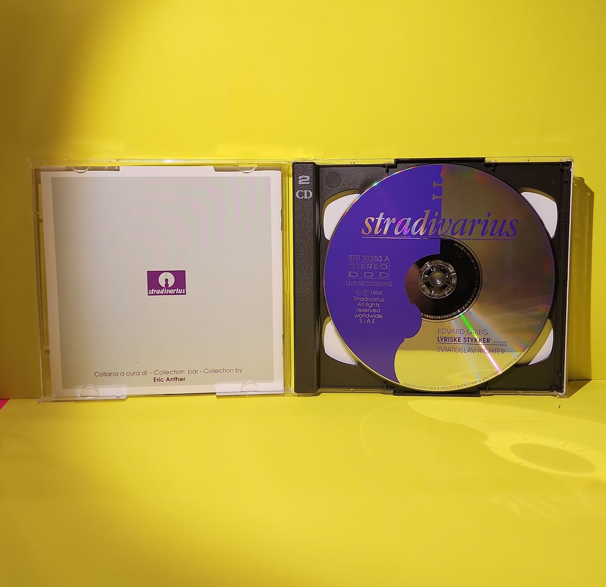Sviatoslav Richter, Edvard Grieg, Claude Debussy - Lyriske Stykker / Six Préludes  - 1994 - STR 33353 Used - VG++ - 2 CDs