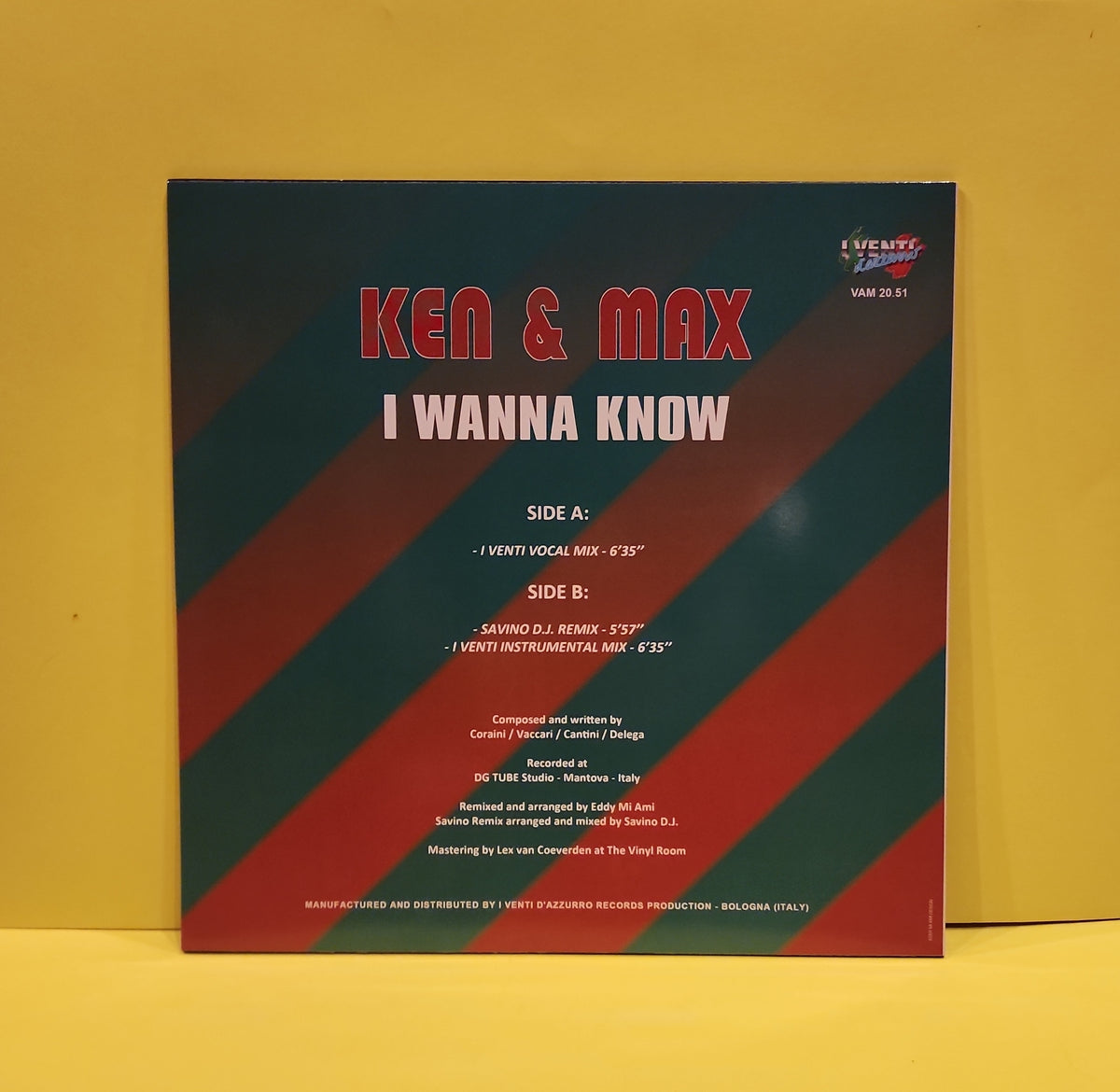 Ken & Max - I Wanna Know - 2024 - VAM 20.51 New - EX - Vinyl