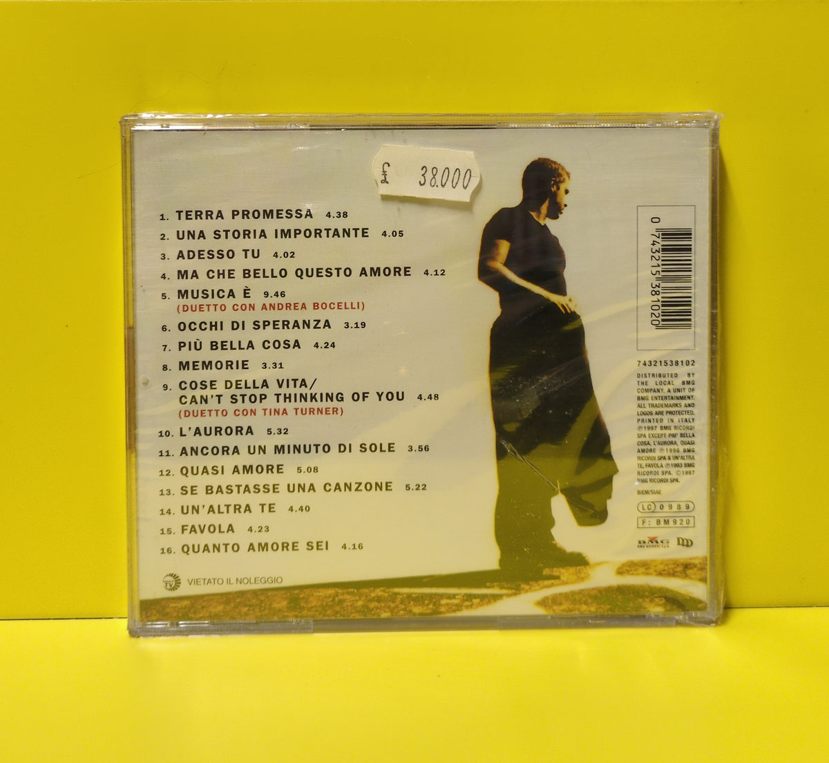 Eros Ramazzotti - Eros - 1997 - 74321 538102 New - Sealed - CDs