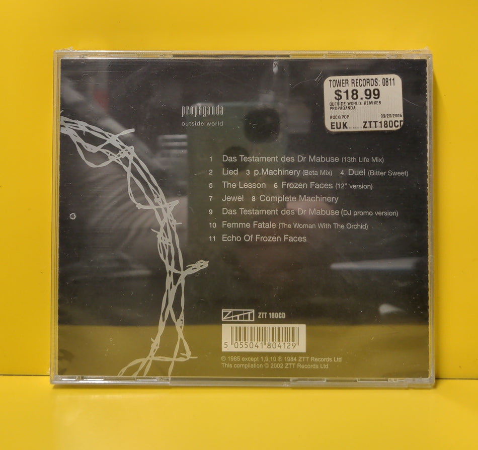 Propaganda - Outside World - 2002 - ZTT 180CD New - Sealed - CDs