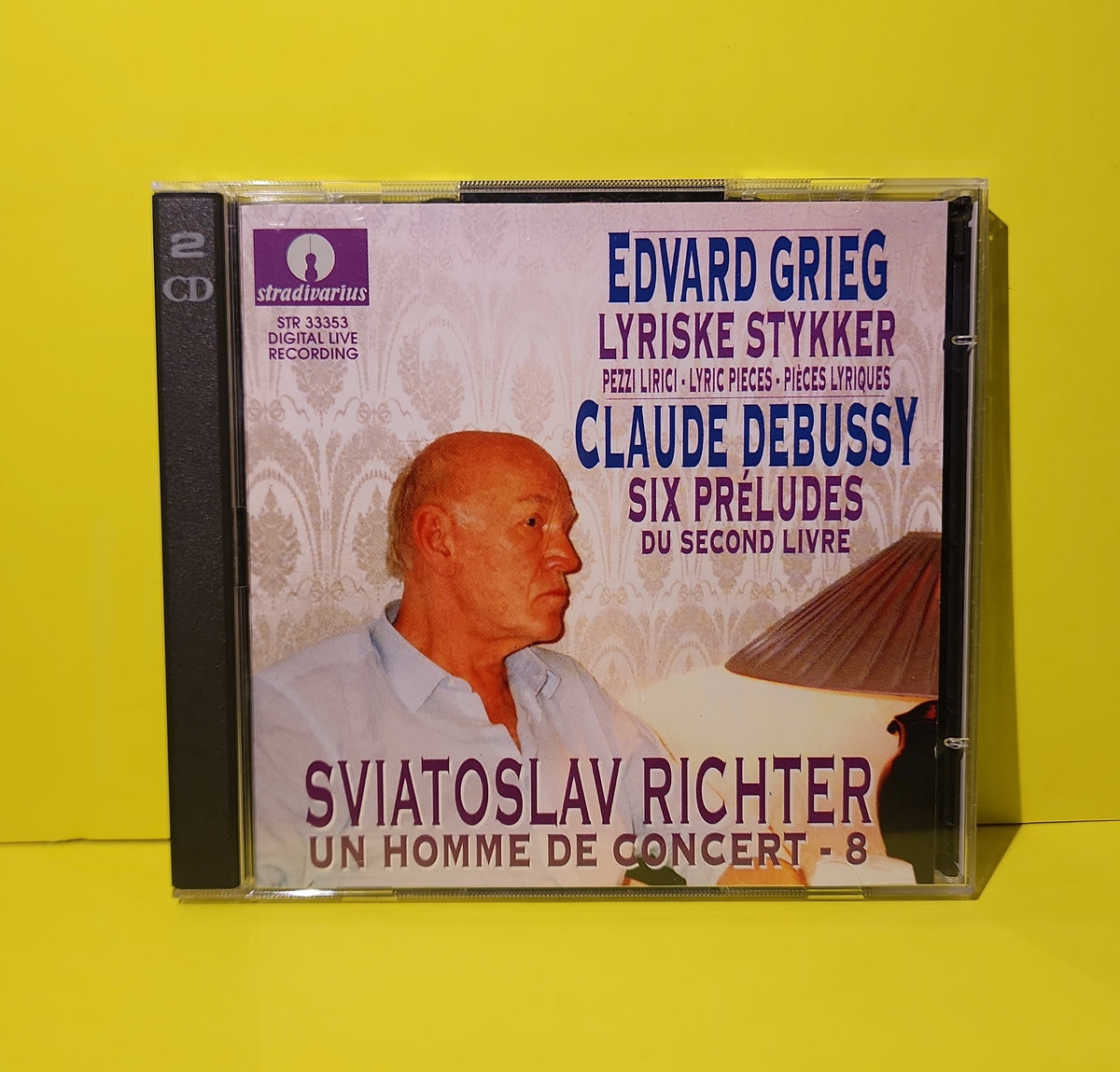 Sviatoslav Richter, Edvard Grieg, Claude Debussy - Lyriske Stykker / Six Préludes  - 1994 - STR 33353 Used - VG++ - 2 CDs