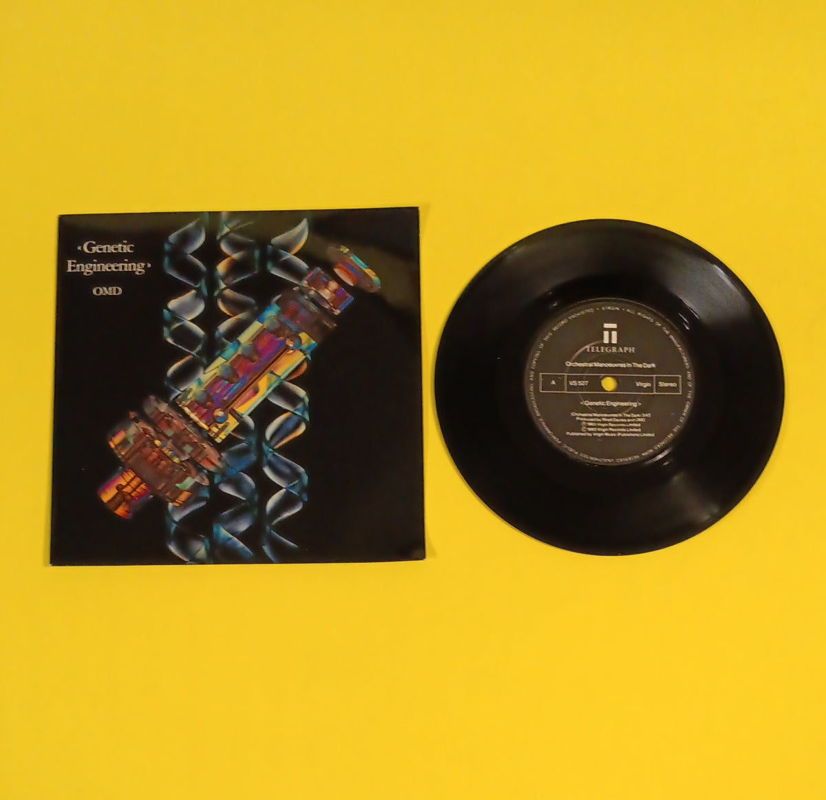 O.M.D. - Genetic Engineering (UK 7") - 1983 - VS 527 Used - NM - Vinyl
