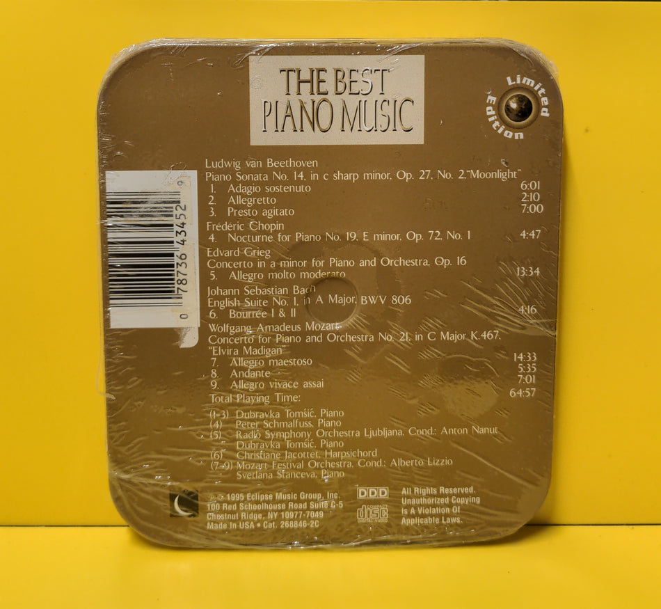 Various  - The Best Piano Music  - 1995 - 268846-2C New - Sealed - CDs - Limited Edition