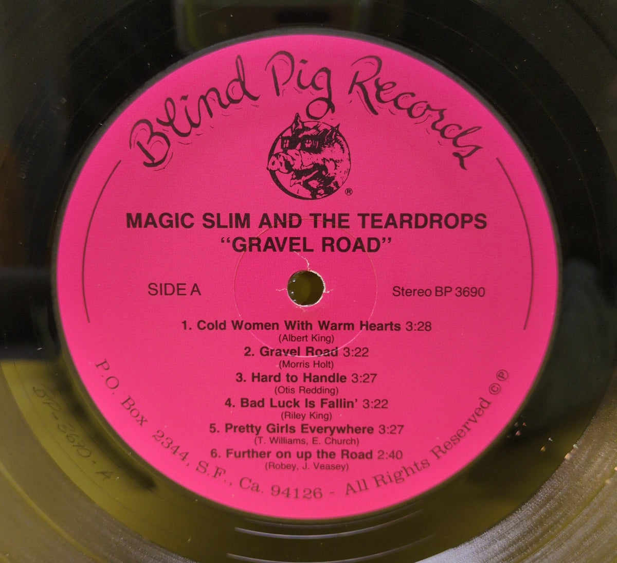 Magic Slim And The Teardrops - Gravel Road - 1990 - BP 3690 Used - EX - Vinyl