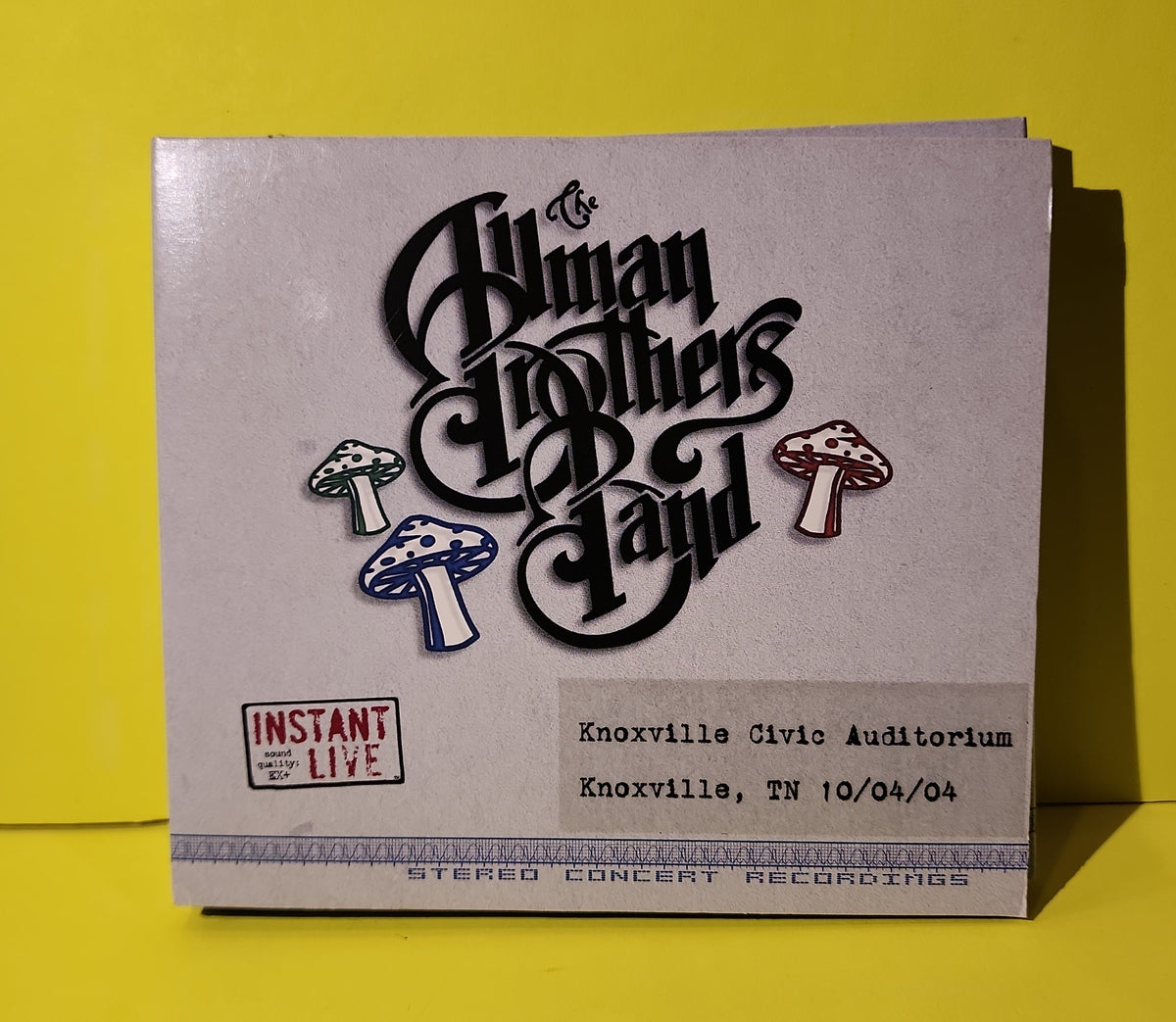 The Allman Brothers Band - Knoxville Civic Auditorium Knoxville, TN 10/04/04 - 2004 - Used - VG++ - CDs