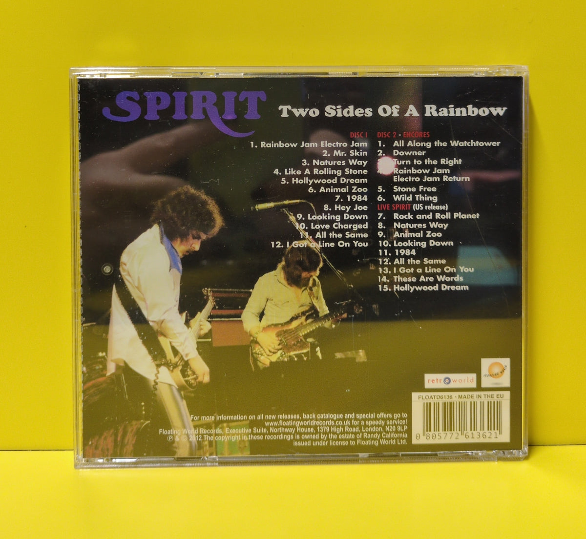 Spirit - Two Sides Of A Rainbow - 2012 - FLOATD6136 Used - NM - 2xCD