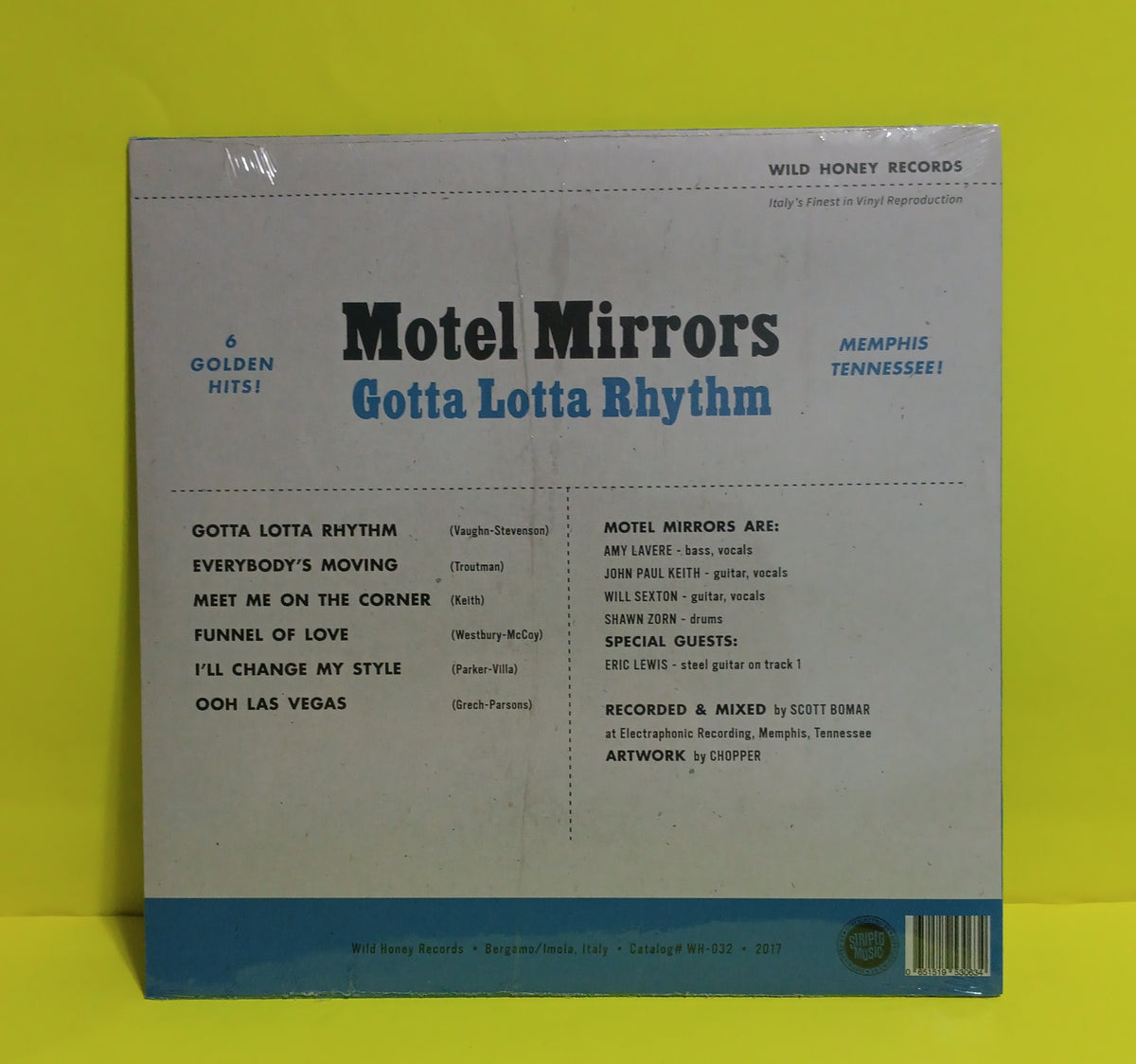Motel Mirrors - Gotta Lotta Rhythm - 2019 - WH-032 New - Sealed - Vinyl