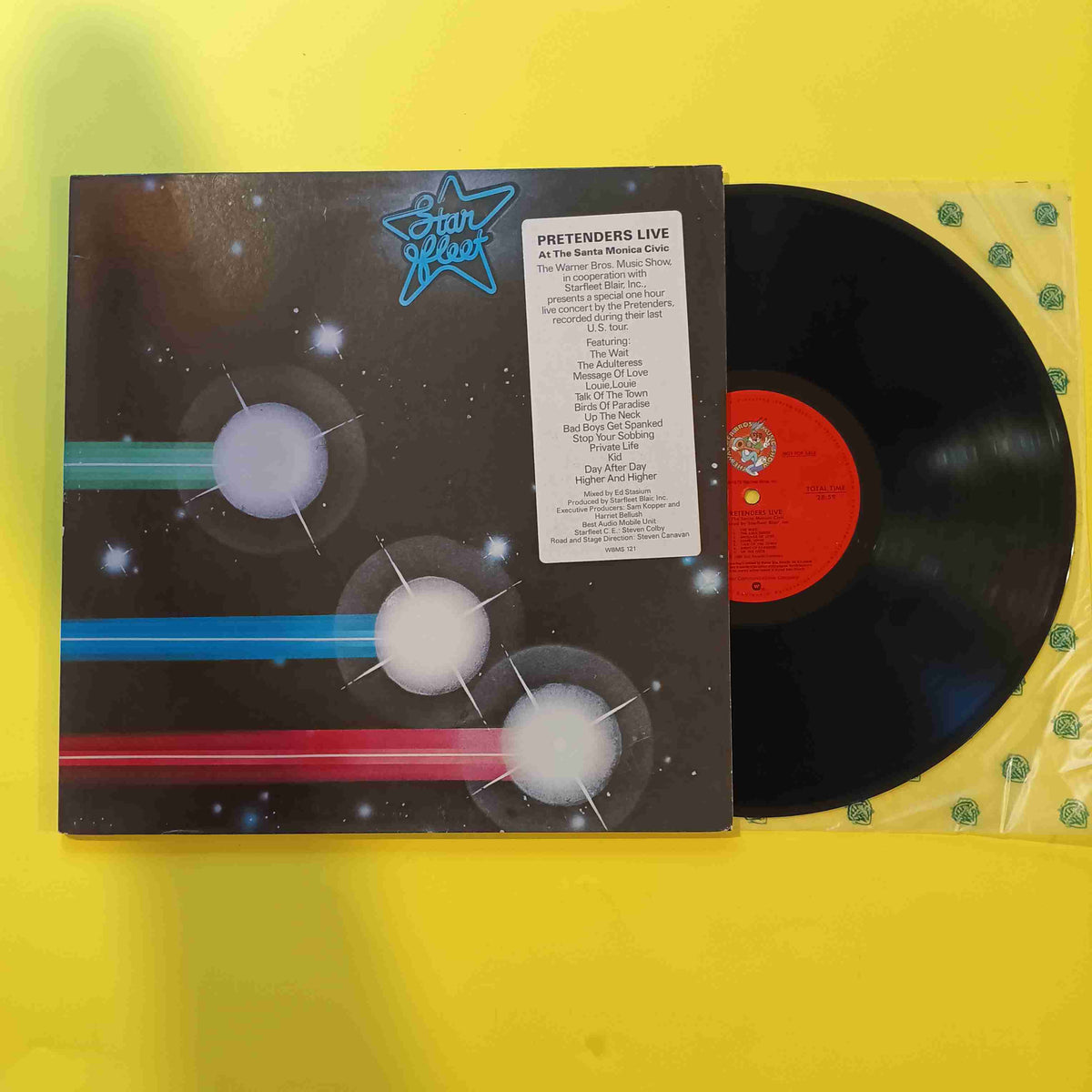 Pretenders - Live At the Santa Monica Civic PROMO - 1982 - WBMS 121 Used - EX - Vinyl