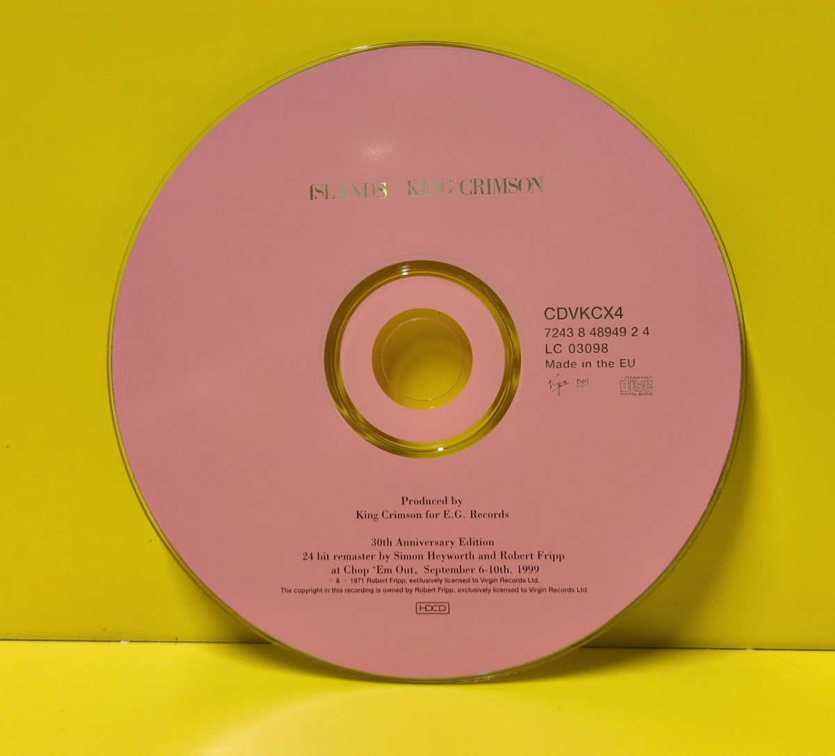King Crimson - Islands - 2000 - CDVKCX4 Used - NM - CDs - 30th Anniversary Edition - Remastered - Limited Edition