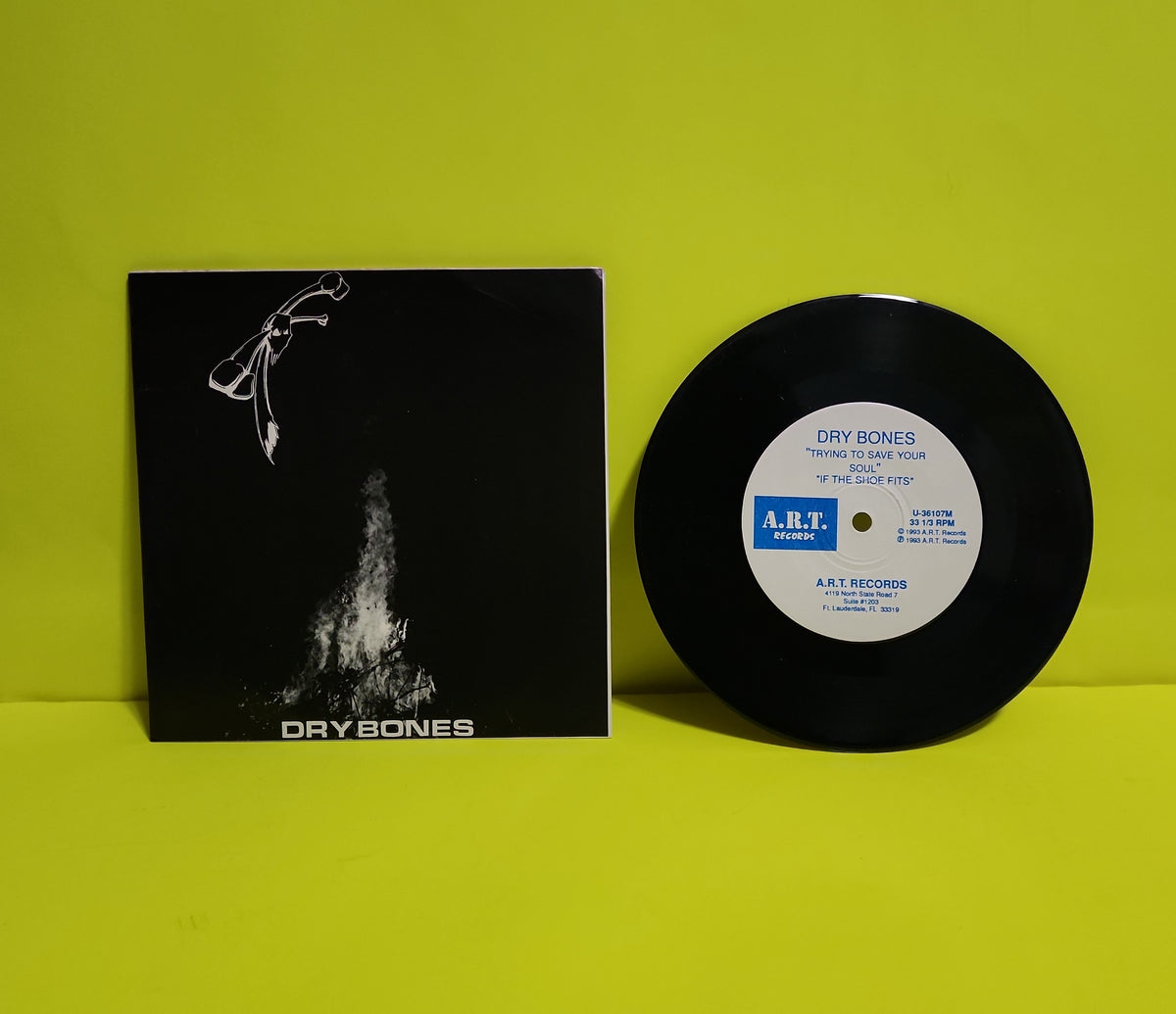 Dry Bones - 7" In The Depths of Darkness / Trying To Save Your Soul - 1993 - New - NM - Vinyl