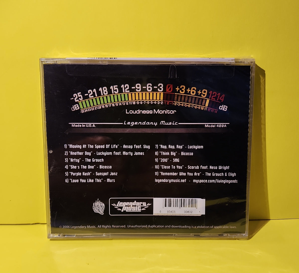 Living Legends - Legendary Music Vol. 1 - 2006 - LM00542 New - Sealed - CDs