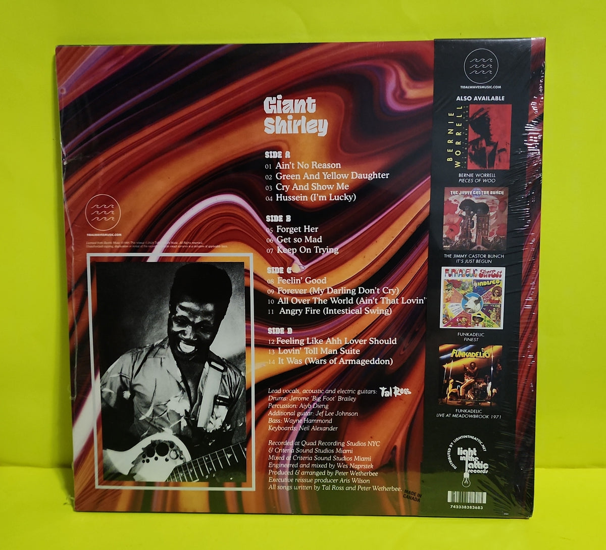 Tal Ross A.K.A. Detrimental Vasoline - Giant Shirley / RSD Limited Edition 500 Copies Released  - 2020 - TWM53 New - Sealed - Vinyl