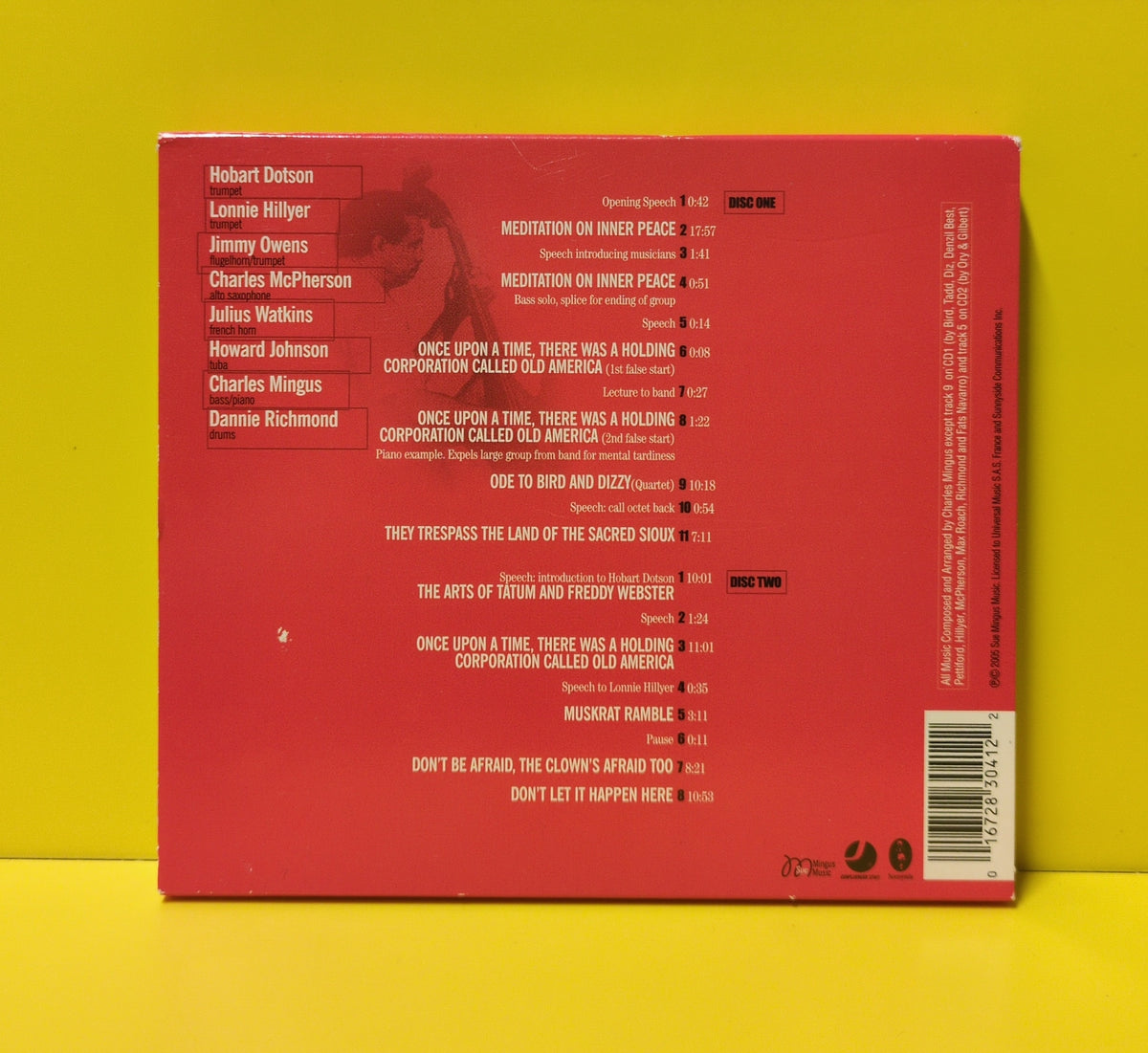Charles Mingus - Music Written For Monterey 1965, Not Heard… Played In Its Entirety At UCLA, September 25, 1965 - 2006 - SSC 3041 Used - EX - 2xCD