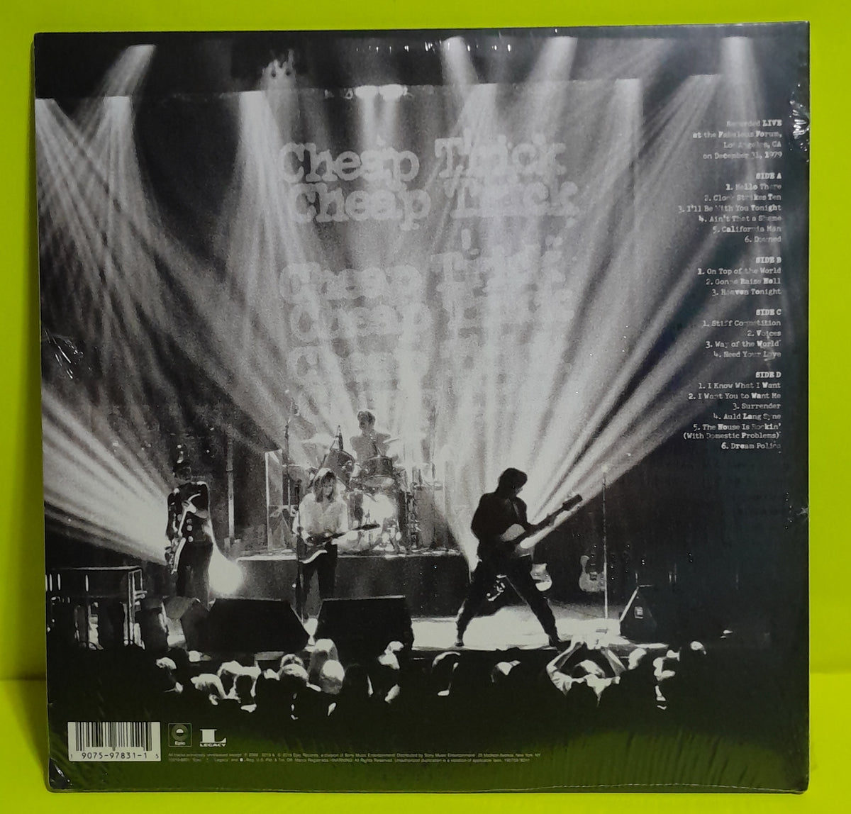 Cheap Trick - Are You Ready? Live 12/31/1979 - 2019 - 19075978311 New - Sealed - Vinyl