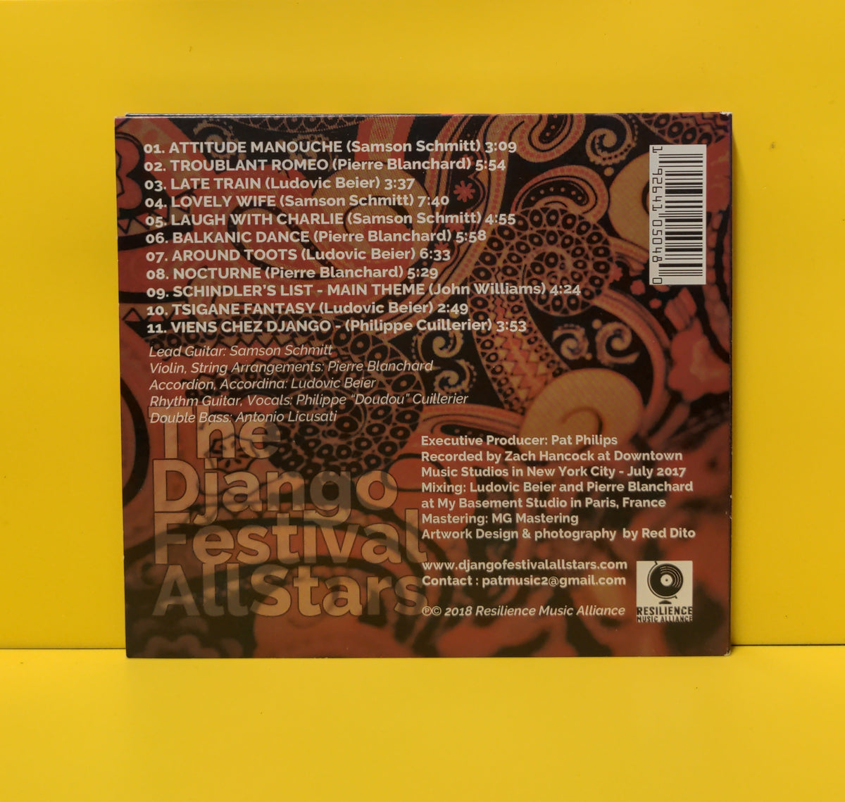 The Django Festival AllStars, Samson Schmitt - Pierre Blanchard - Ludovic Beier - Phillippe Cuillerier - Antonio Licusati - Attitude Manouche - 2018 - Used - EX - CDs
