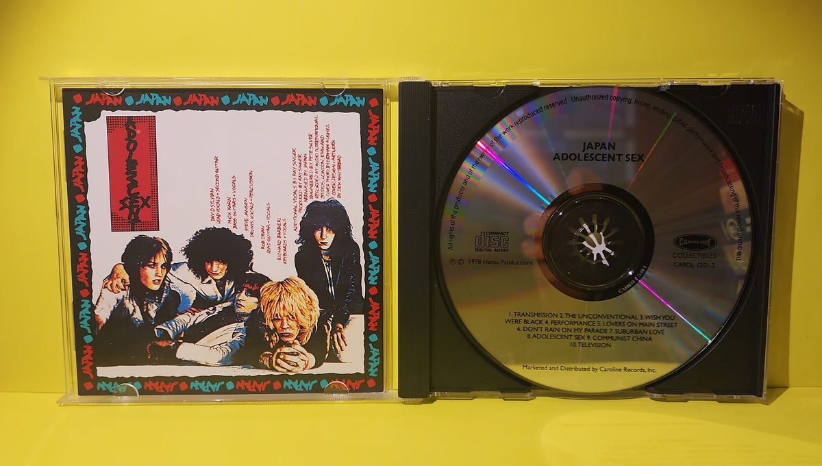 Japan - Adolescent Sex - CAROL 1201-2 Used - NM - CDs