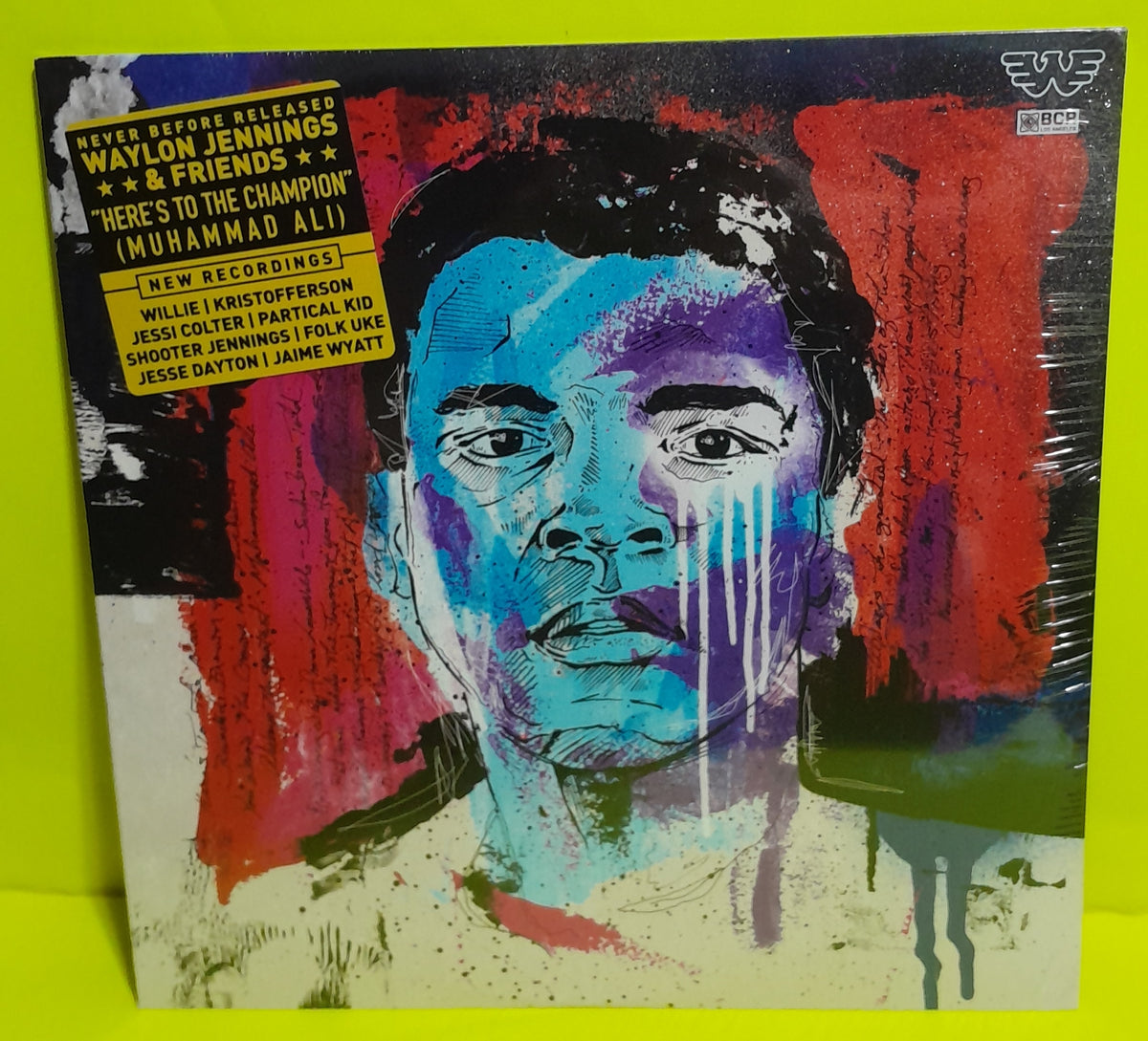 Waylon Jennings & Friends* - Here’s To The Champion (Muhammad Ali) - 2017 - BCR 046 New - Sealed - Vinyl