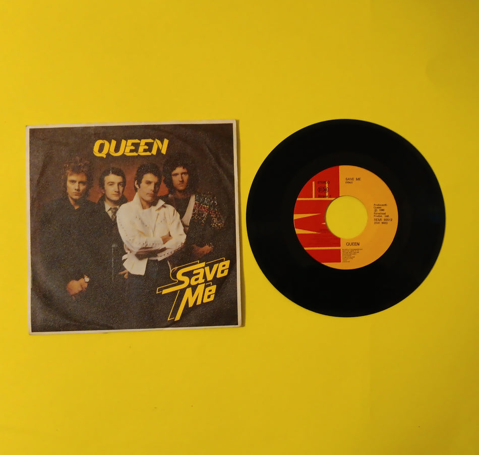 Queen - Save Me / Let Me Entertain You - 1980 - SEMI 89012 Rare Yugoslavia Import Used - EX - 7" Vinyl