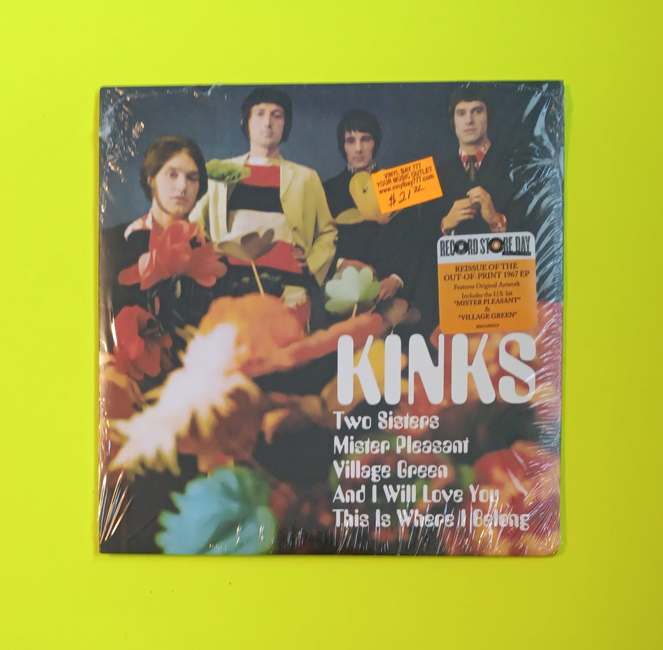 Kinks - Mister Pleasant - 2016 - BMG16001V New - Sealed - 7" RSD Vinyl