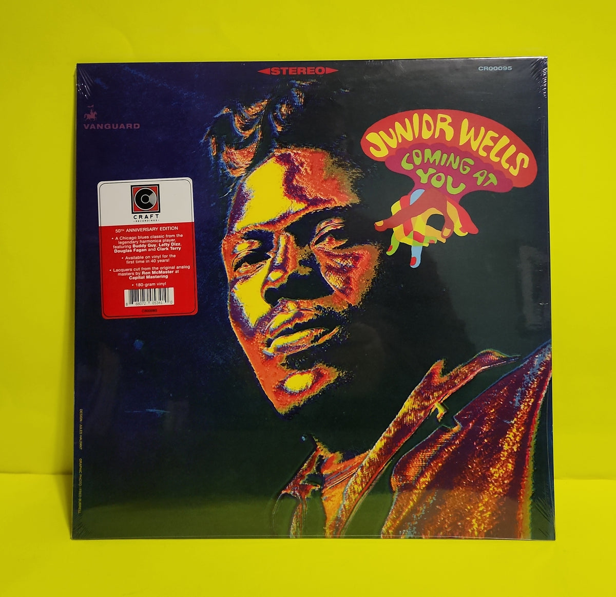 Junior Wells - Coming At You - 2018 - CR00095 New - Sealed - Vinyl
