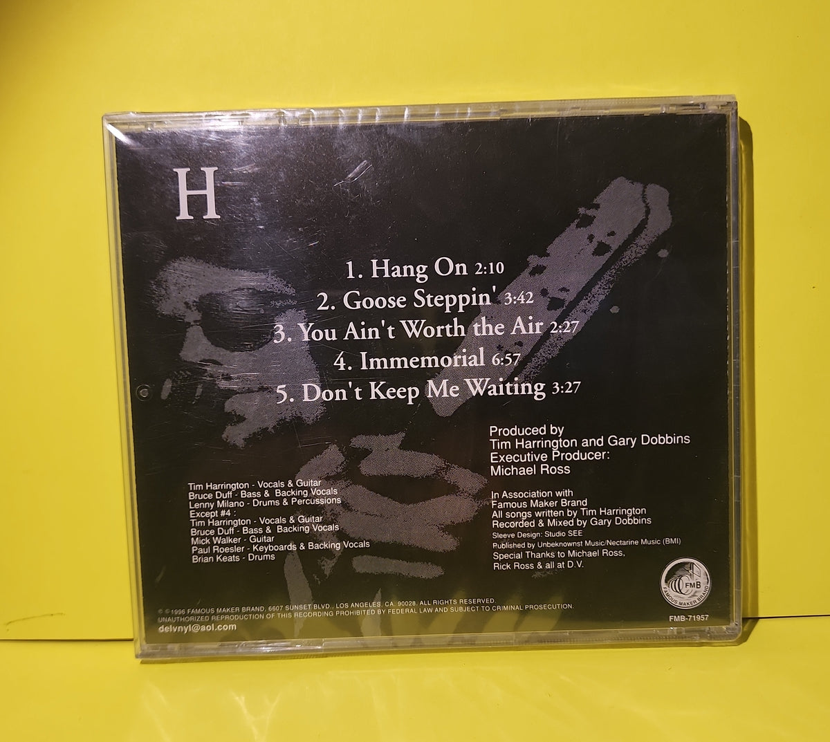 H - H - 1996 - FMB-71957 New - Sealed - CDs