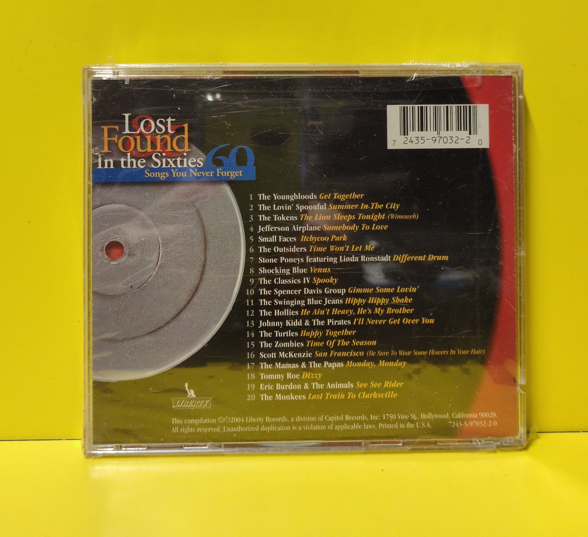 Various - Lost & Found In The Sixties - 2004 - 724359703220 New - Sealed - CDs