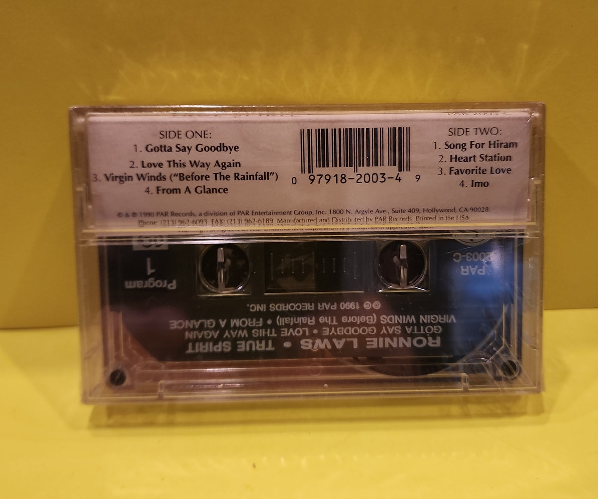 Ronnie Laws - True Spirit - 1989 - PAR 2003-C New - Sealed - Cassettes