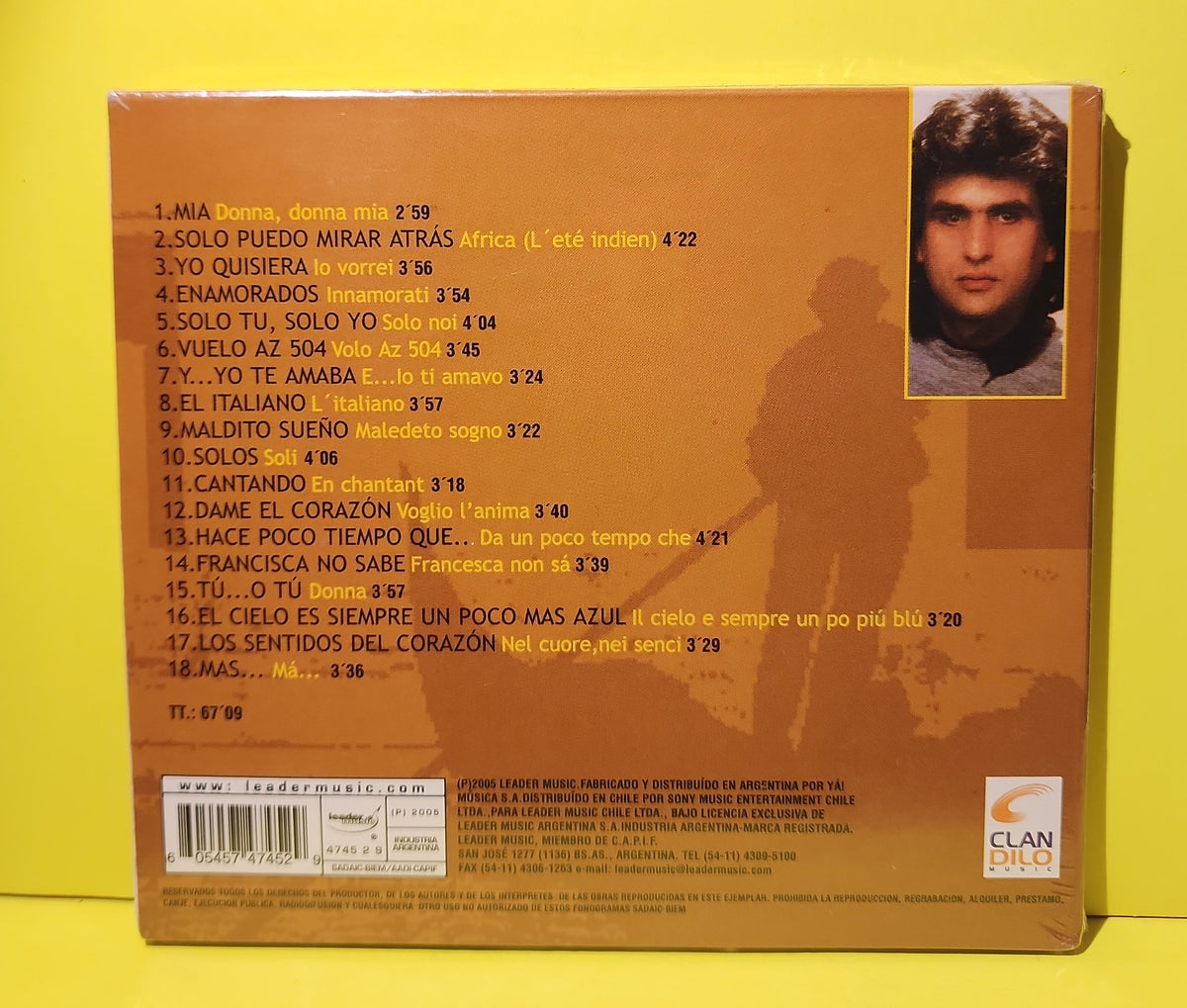 Toto Cutugno - Sus Mejores Canciones - 2005 - LM 605457 4745 2 9 New - Sealed - CDs