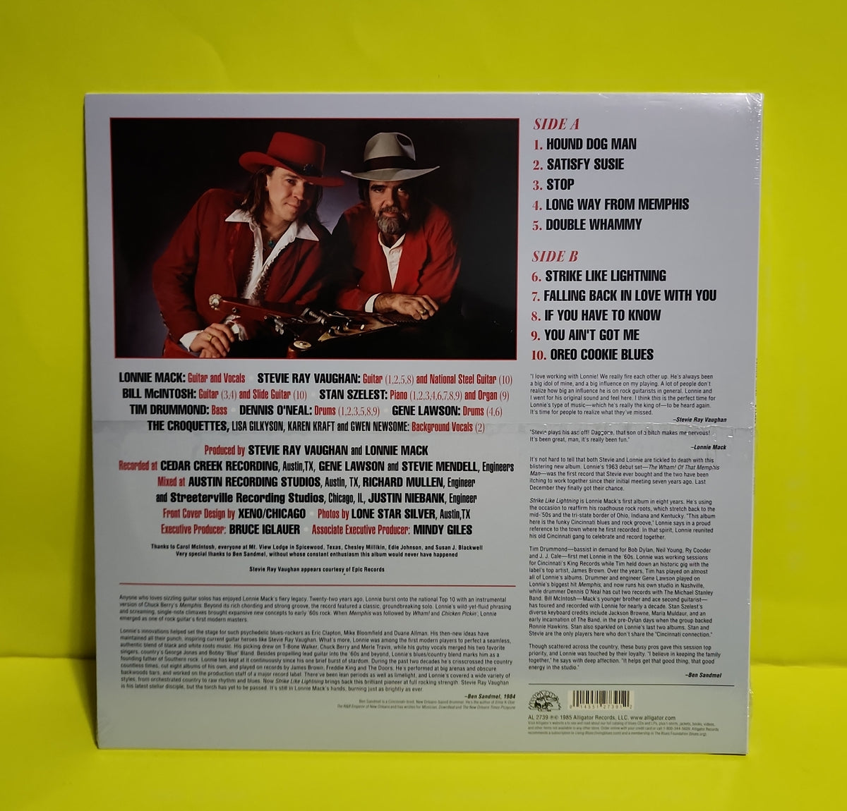 Lonnie Mack - Strike Like Lightning RSD - 2022 - AL 2739 New - Sealed - Vinyl