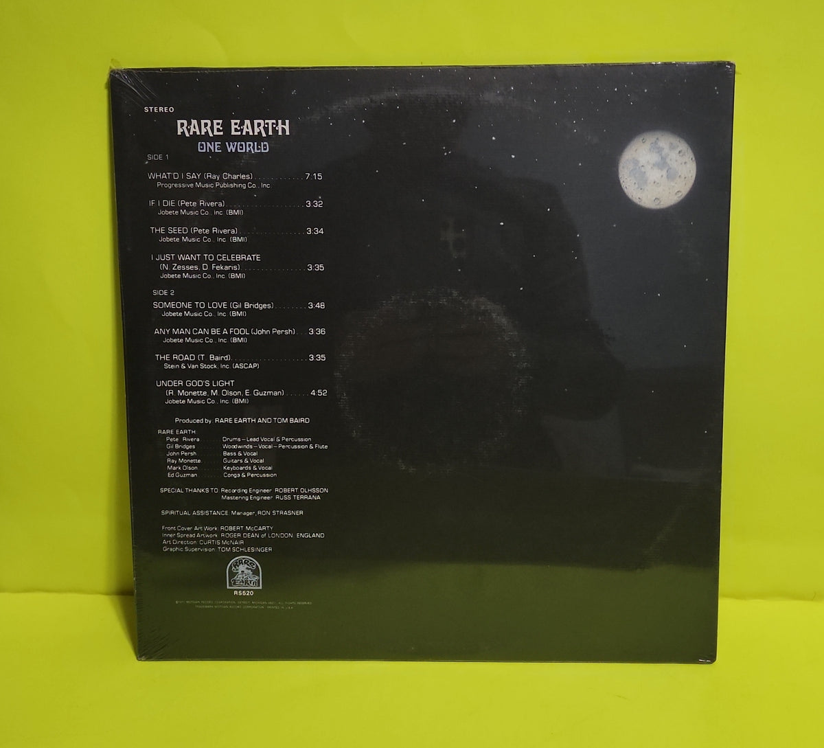 Rare Earth - One World  - 1971 - RS520 New - Sealed - Vinyl