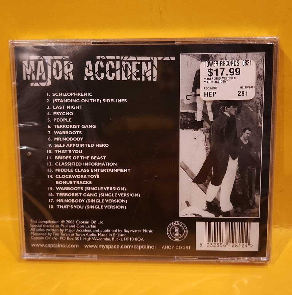 Major Accident - Massacred Melodies - 2006 - AHOY CD 281 - Sealed - CDs