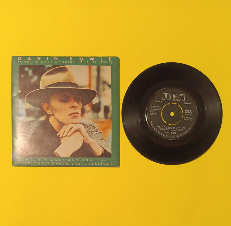 David Bowie - John, I'm Only Dancing (Again)(1975) / (1972) - 1979 - BOW 4 Used - EX - UK 7" Vinyl