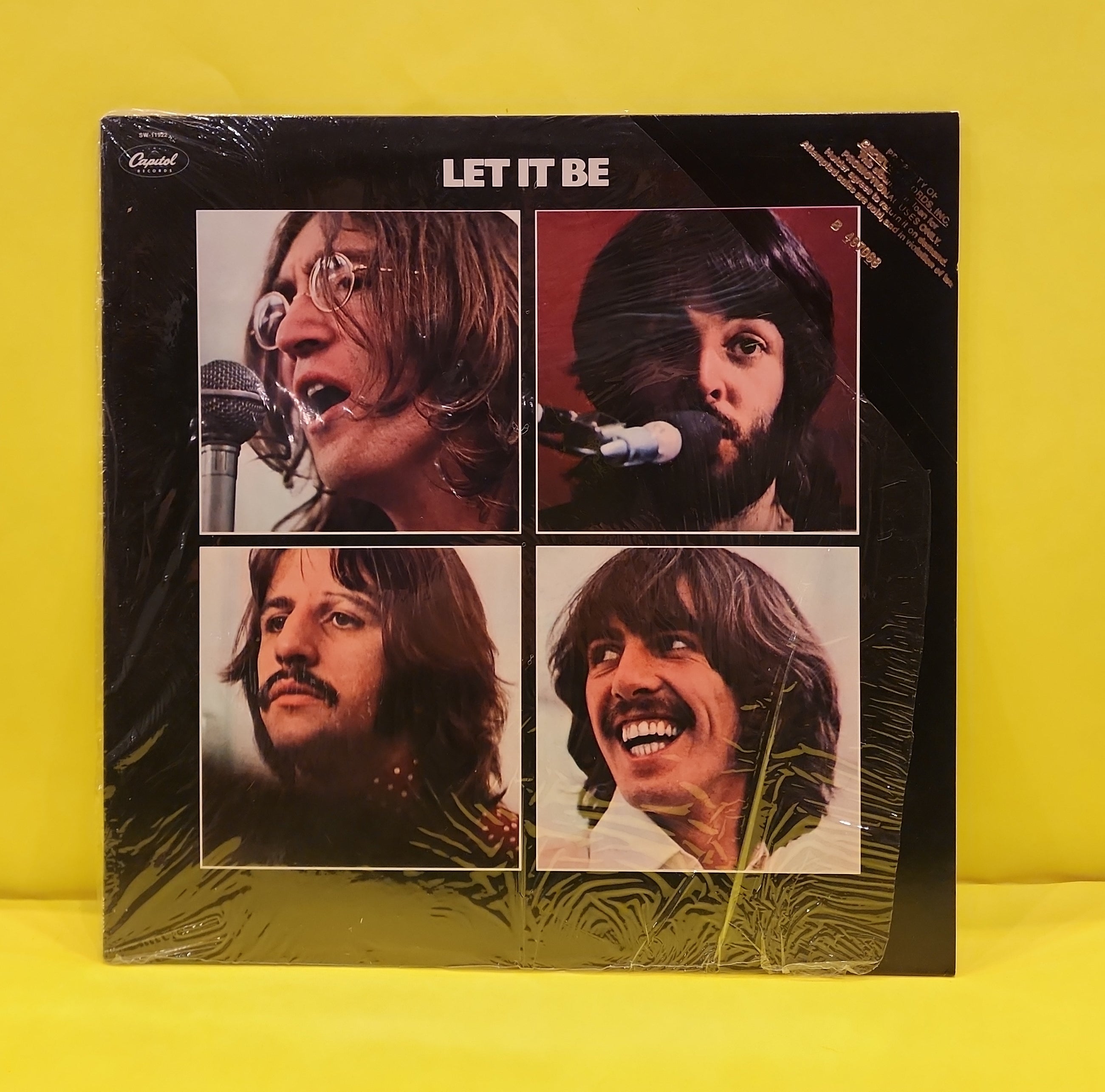 The Beatles - Let It Be / Promo / Rainbow Label - 1983 - SW-11922