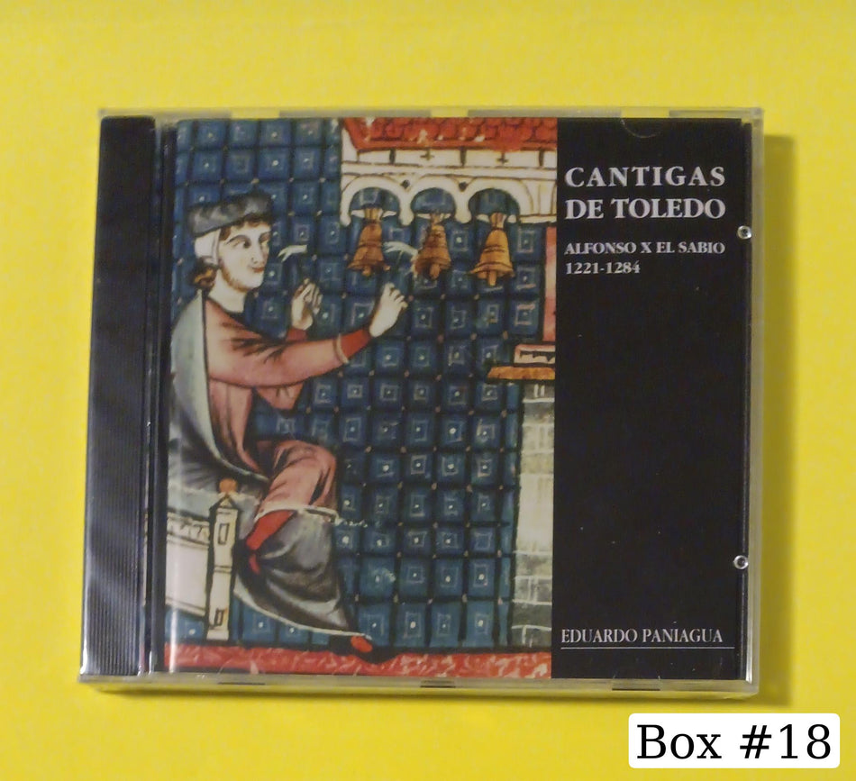 Eduardo Paniagua - Cantigas De Toledo - 1994 - CD-010 New - Sealed - CDs