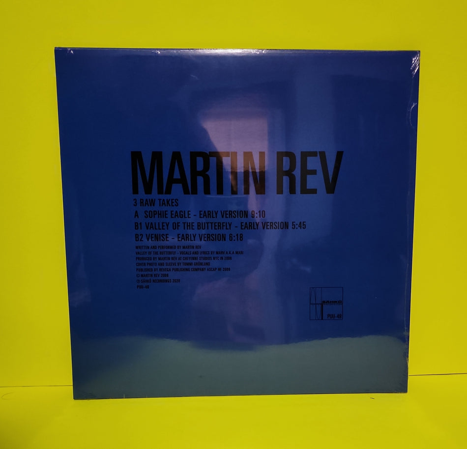 Martin Rev - 3 Raw Takes - 2020 - PUU-49 New - Sealed - Vinyl
