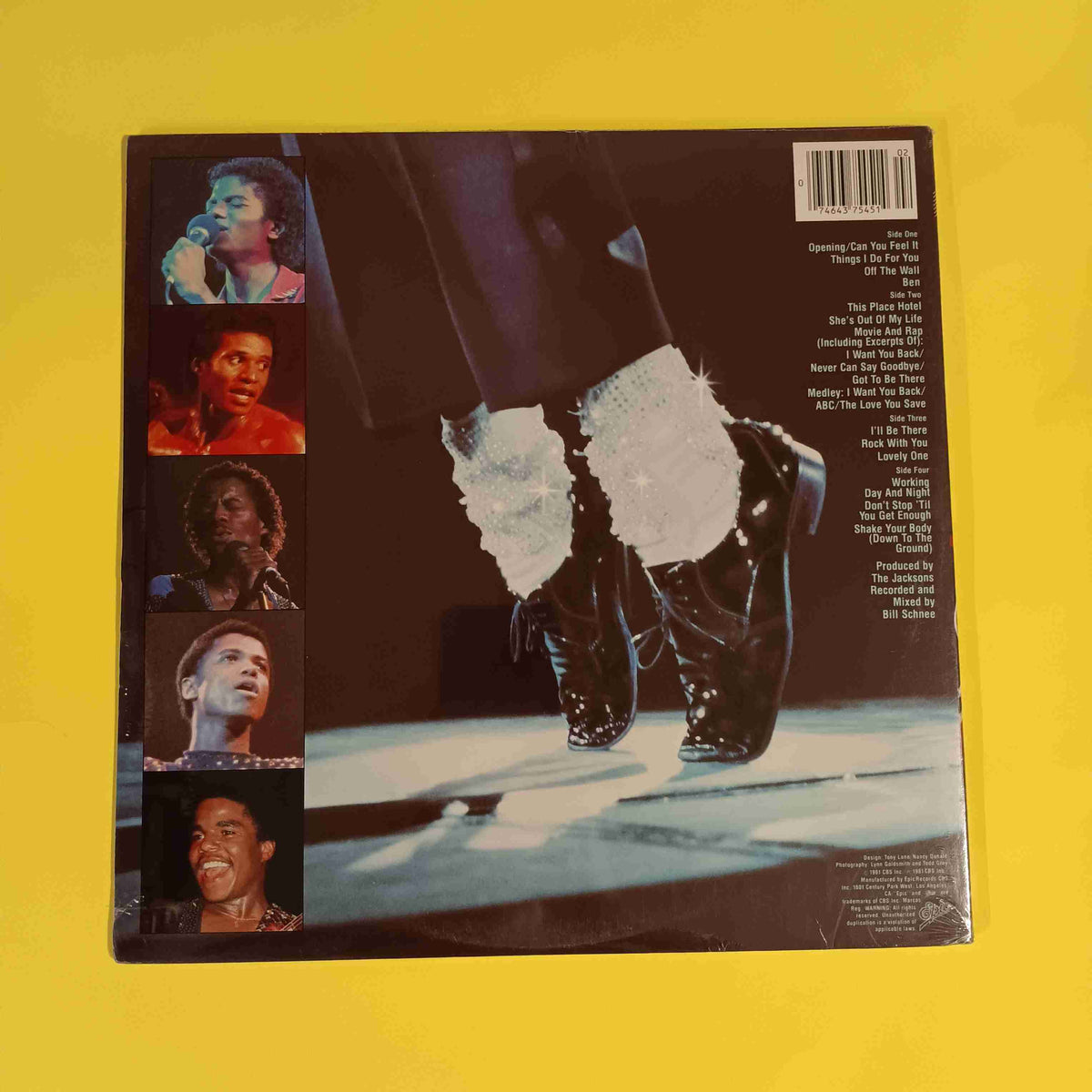 The Jacksons - Live - 1981 - EG 37545 New - Sealed - Vinyl