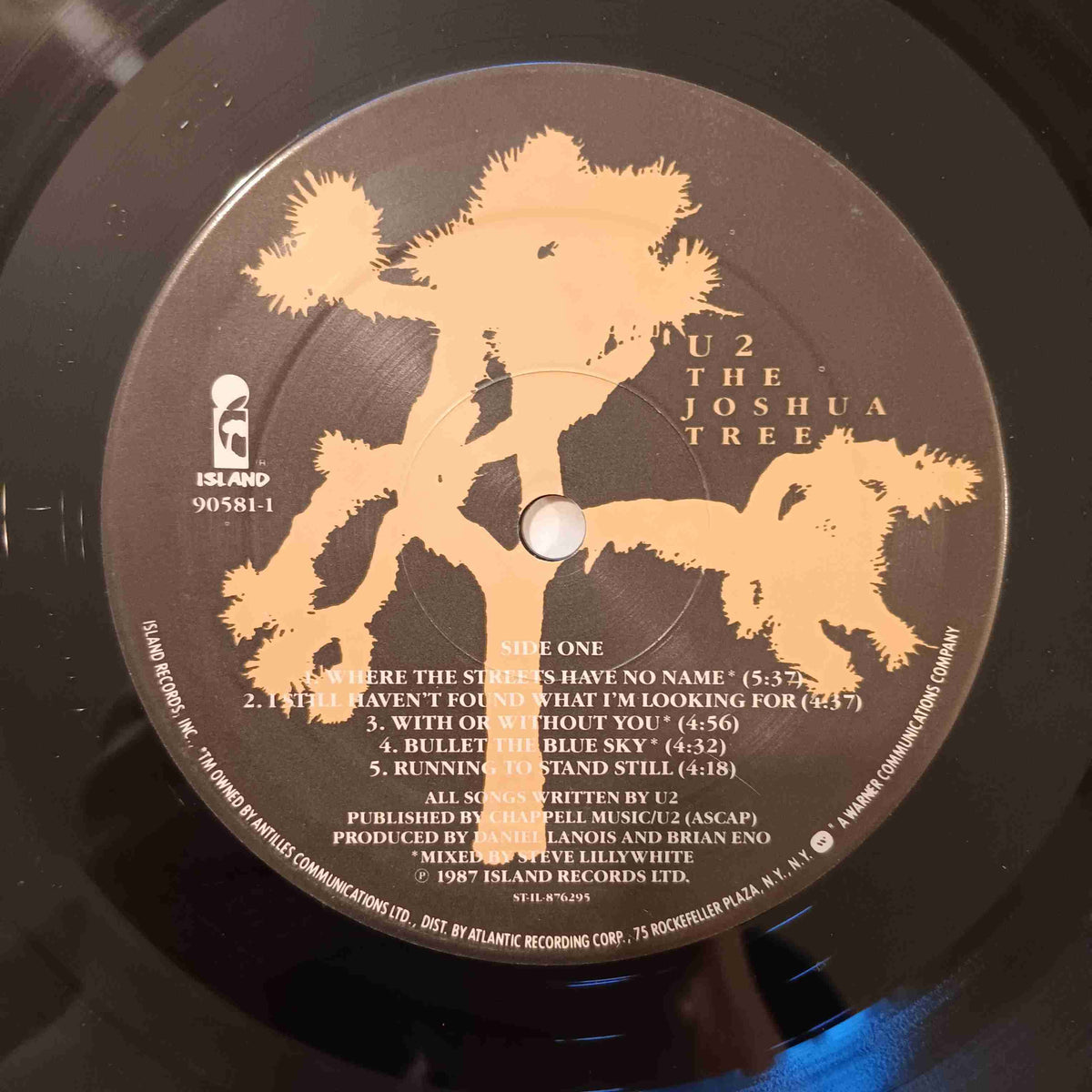 U2 - The Joshua Tree w. Poster Insert - 1987 - 90581-1 Used - VG++ - Vinyl